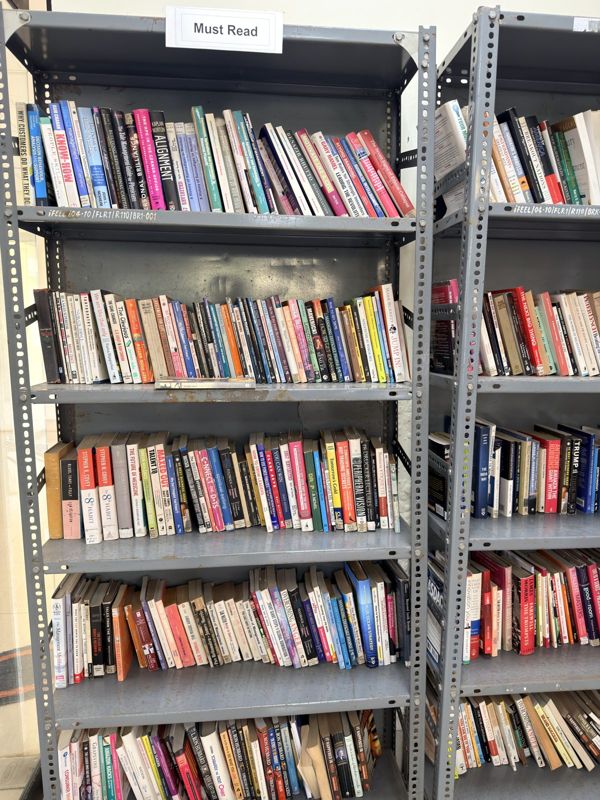 Must Read book shelves